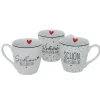 Boltze Becher, Tassen & Cups|Geschirr & Tischdeko Skandinavisch-Jumbobecher Schön 480 ml 3er-Set