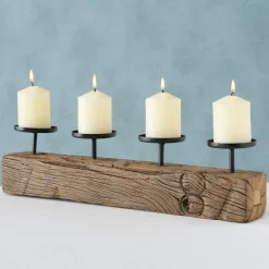 Boltze Weihnachtsdeko-Kerzenleuchter Solea