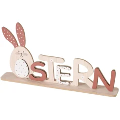 Boltze Oster-Deko|Deko-Objekte & Figuren-Schriftzug Ostern Benji