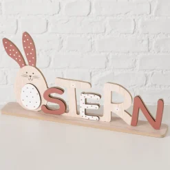 Boltze Oster-Deko|Deko-Objekte & Figuren-Schriftzug Ostern Benji