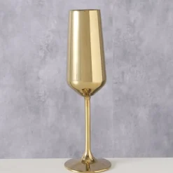 Boltze Trinkgläser|Geschirr & Tischdeko Skandinavisch-Sektglas Adora Metallic