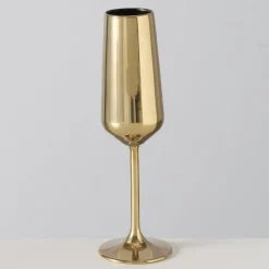 Boltze Trinkgläser|Geschirr & Tischdeko Skandinavisch-Sektglas Adora Metallic