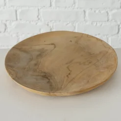 Boltze Servierplatten & Bretter|Teller-Teakholz Tellerset Kallie
