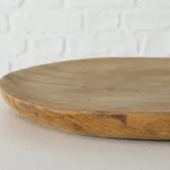 Boltze Servierplatten & Bretter|Teller-Teakholz Tellerset Kallie