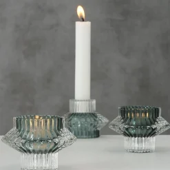 Boltze Teelichthalter-Teelichthalter Phyllis 3er Set