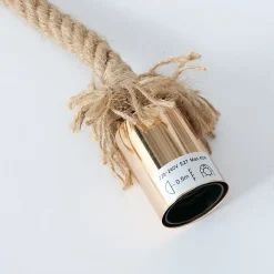 Boltze Deckenlampen|Tischlampen-Tischlampe Hängelampe Toko Jute-Seil