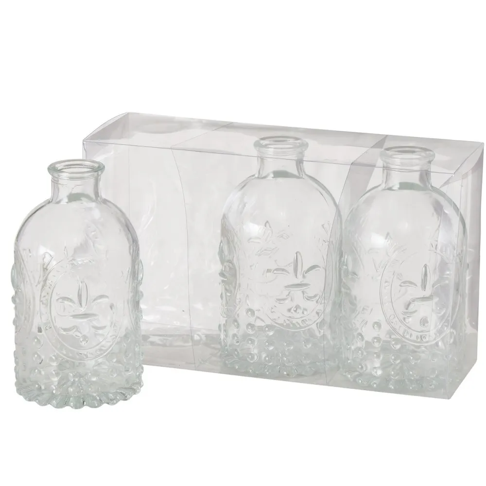 Boltze Vasen-Vase Country Glas 3er