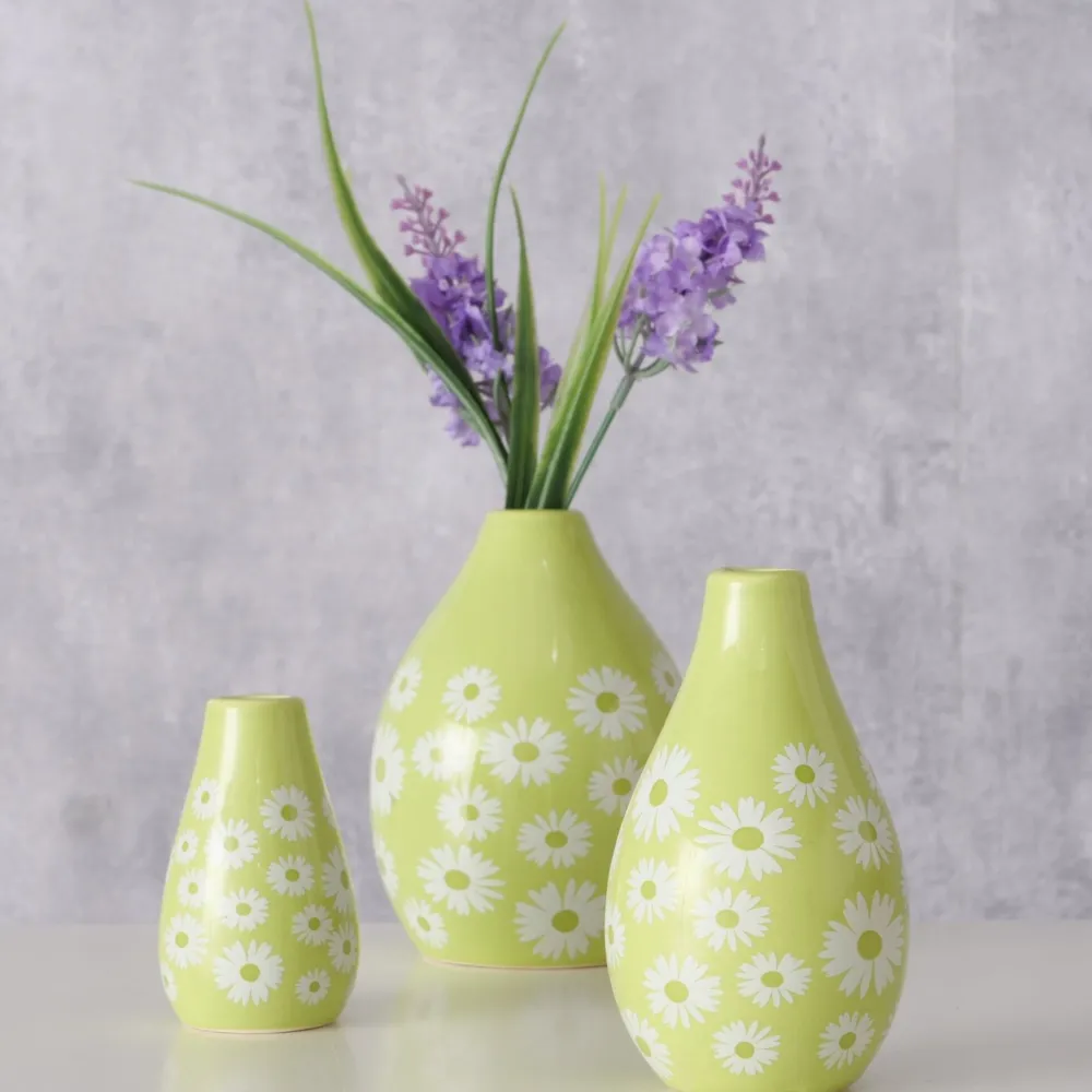 Boltze Oster-Deko|Vasen-Vase Daisie 3er