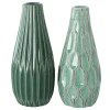 Boltze Vasen-Vase Lenja 2er Set grün
