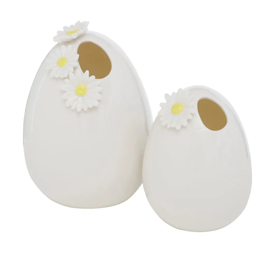 Boltze Oster-Deko|Vasen-Vase Little Flower, 2 tlg
