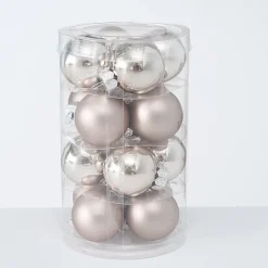 Boltze Weihnachtsdeko-Weihnachtskugeln Ø 4 cm, 16 tlg