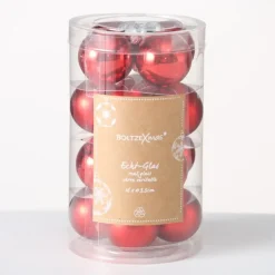 Boltze Weihnachtsdeko-Weihnachtskugeln Ø 4 cm, 16 tlg