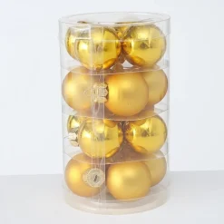 Boltze Weihnachtsdeko-Weihnachtskugeln Ø 4 cm, 16 tlg