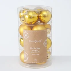 Boltze Weihnachtsdeko-Weihnachtskugeln Ø 4 cm, 16 tlg