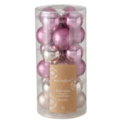 Boltze Weihnachtsdeko-Weihnachtskugeln Ø 6 cm, 24 tlg