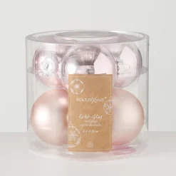 Boltze Weihnachtsdeko-Weihnachtskugeln Ø 8 cm, 6 tlg