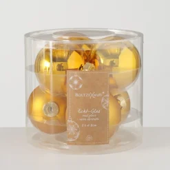 Boltze Weihnachtsdeko-Weihnachtskugeln Ø 8 cm, 6 tlg