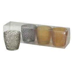 Boltze Windlichter|Teelichthalter-Windlicht Marilu 4er Set