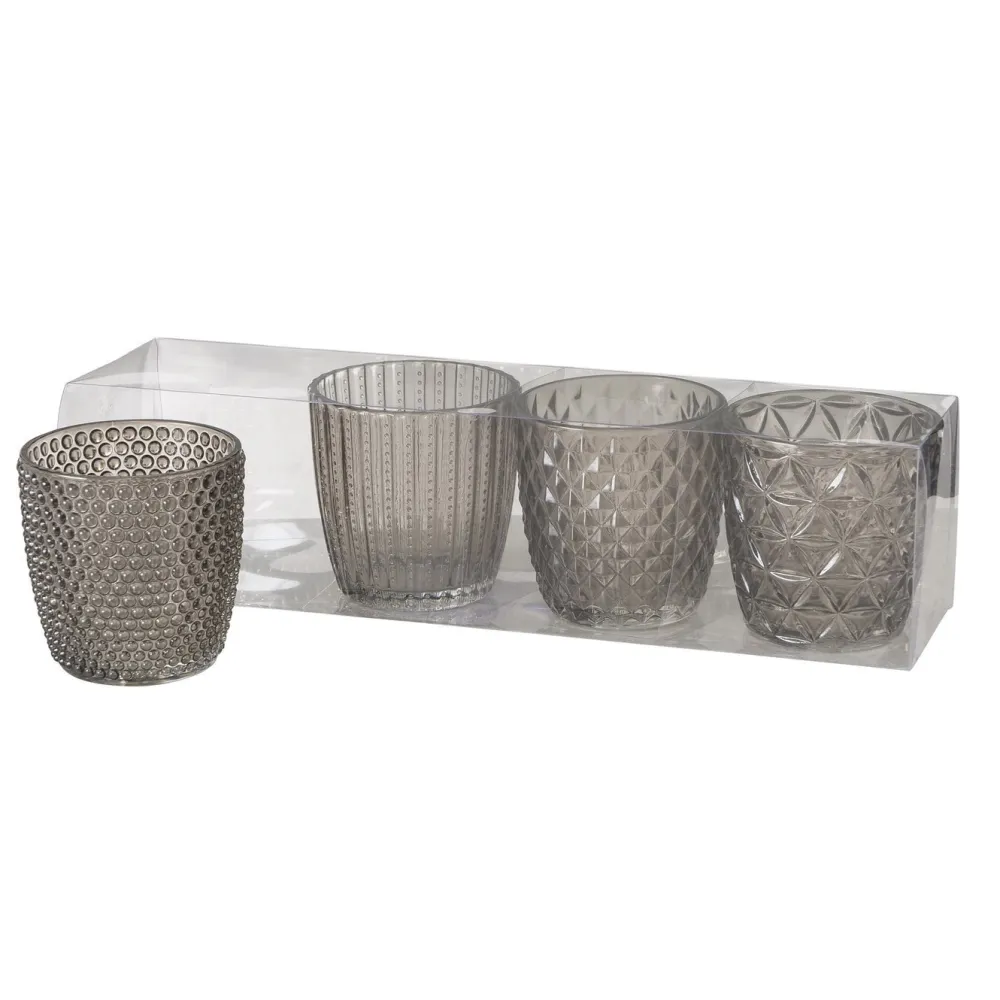 Boltze Windlichter|Teelichthalter-Windlicht Marilu 4er Set