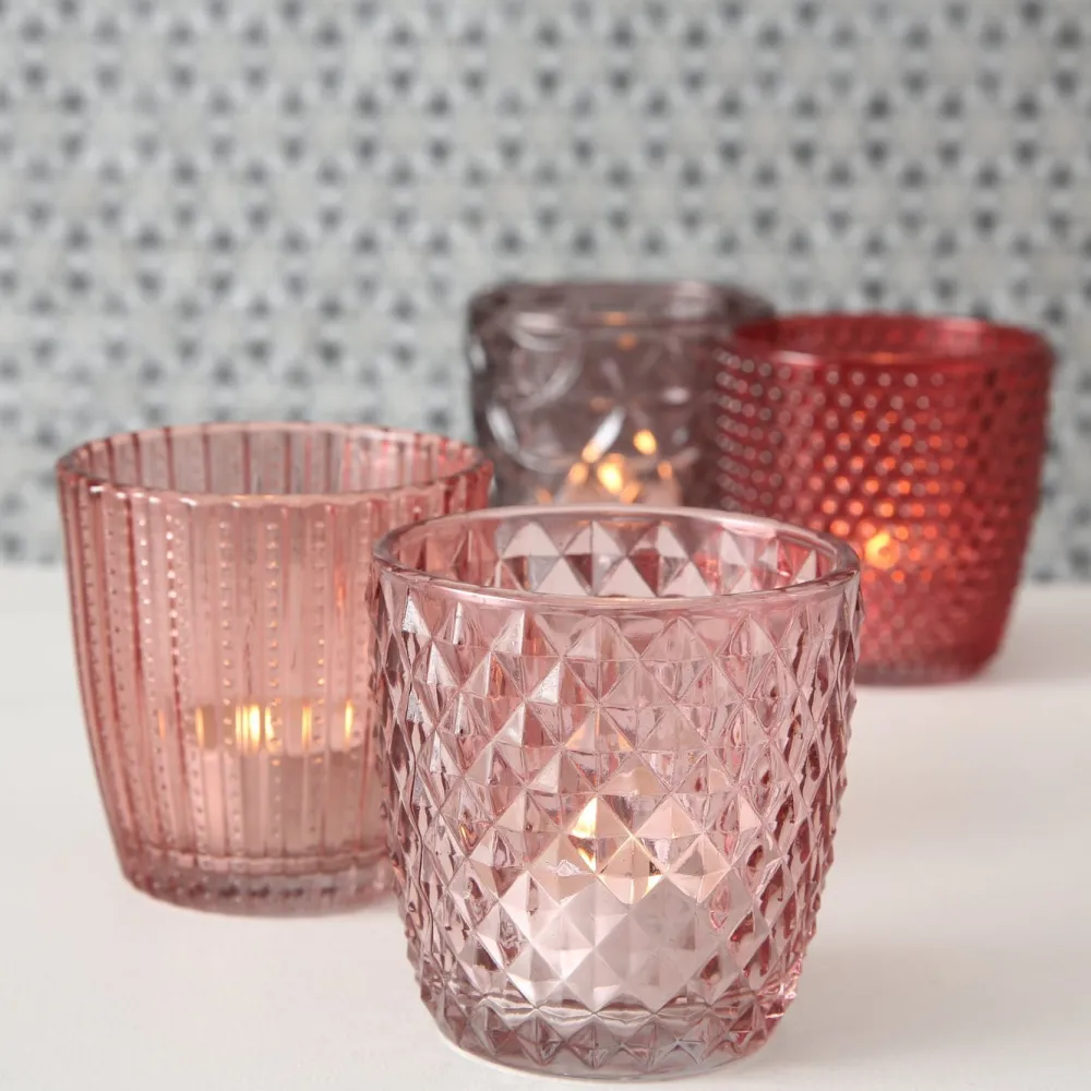 Boltze Windlichter|Teelichthalter-Windlicht Marilu 4er Set