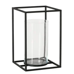 Boltze Windlichter-Windlicht Quantum Metall, Glas