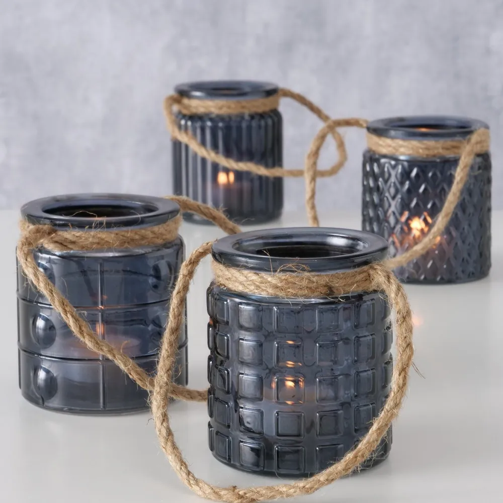 Boltze Teelichthalter|Windlichter-Windlicht Trax 4er Set