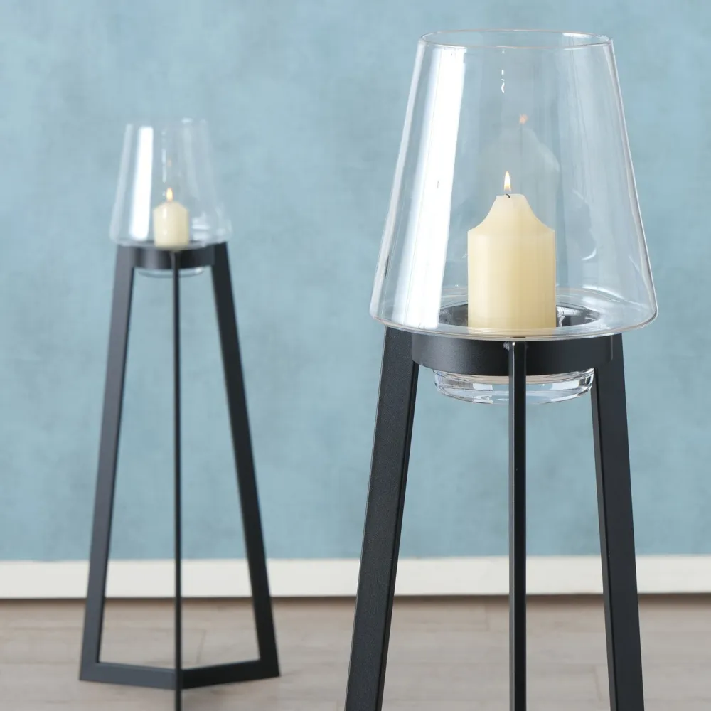 Boltze Windlichter-Windlicht Tulia, 2er-Set