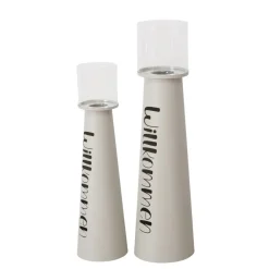 Boltze Windlichter-Windlicht Willkommen aus Eisen, 2er Set