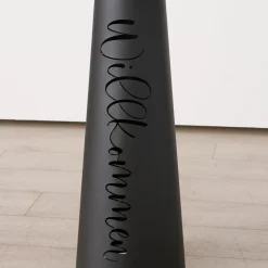 Boltze Windlichter-Windlicht Willkommen aus Eisen, 2er Set