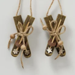 Boltze Dekohänger & Girlanden|Weihnachtsdeko-Winter Dekoanhänger Kory 2er Set