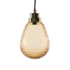 byRoom Deckenlampen-Bernsteinlampe mit goldener Fassung