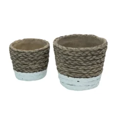 byRoom Blumentöpfe & Übertöpfe-Geflochtener Blumentopf