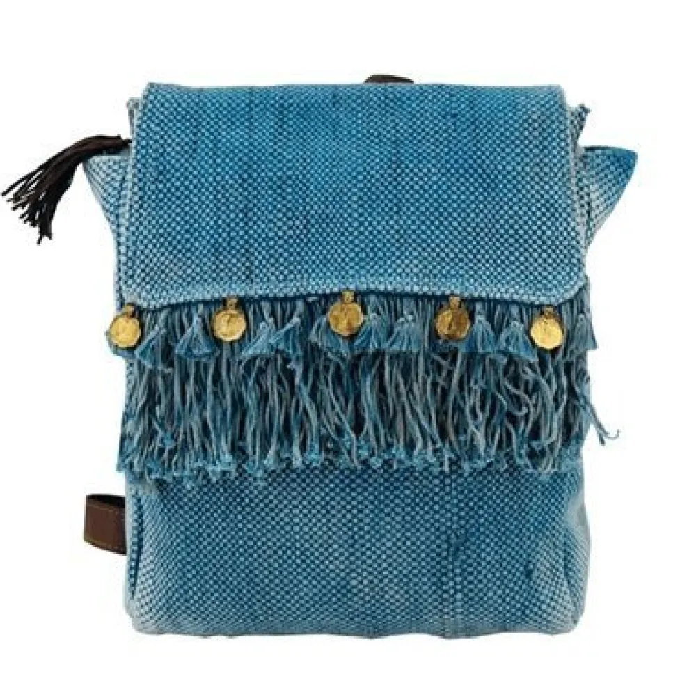 byRoom Taschen-Rucksack mit Fransen