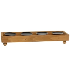 Chic Antique Weihnachtsdeko|Kerzenhalter Für Stumpenkerzen-Adventskerzen Ständer für Stumpenkerzen