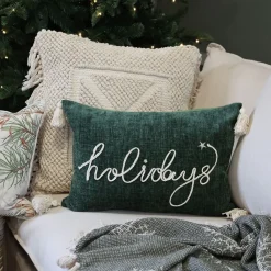 Chic Antique Weihnachtsdeko|Kissen & Kissenbezüge-Aix Kissenbezug mit Quasten Holidays