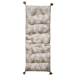 Chic Antique Garten-Textilien|Sitzkissen & Auflagen-Aix Matratze mit Tropischen Blattmotiv