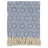 Chic Antique Decken & Plaids-Aix Plaid aus Baumwolle und Garnüberschuss Kreismuster