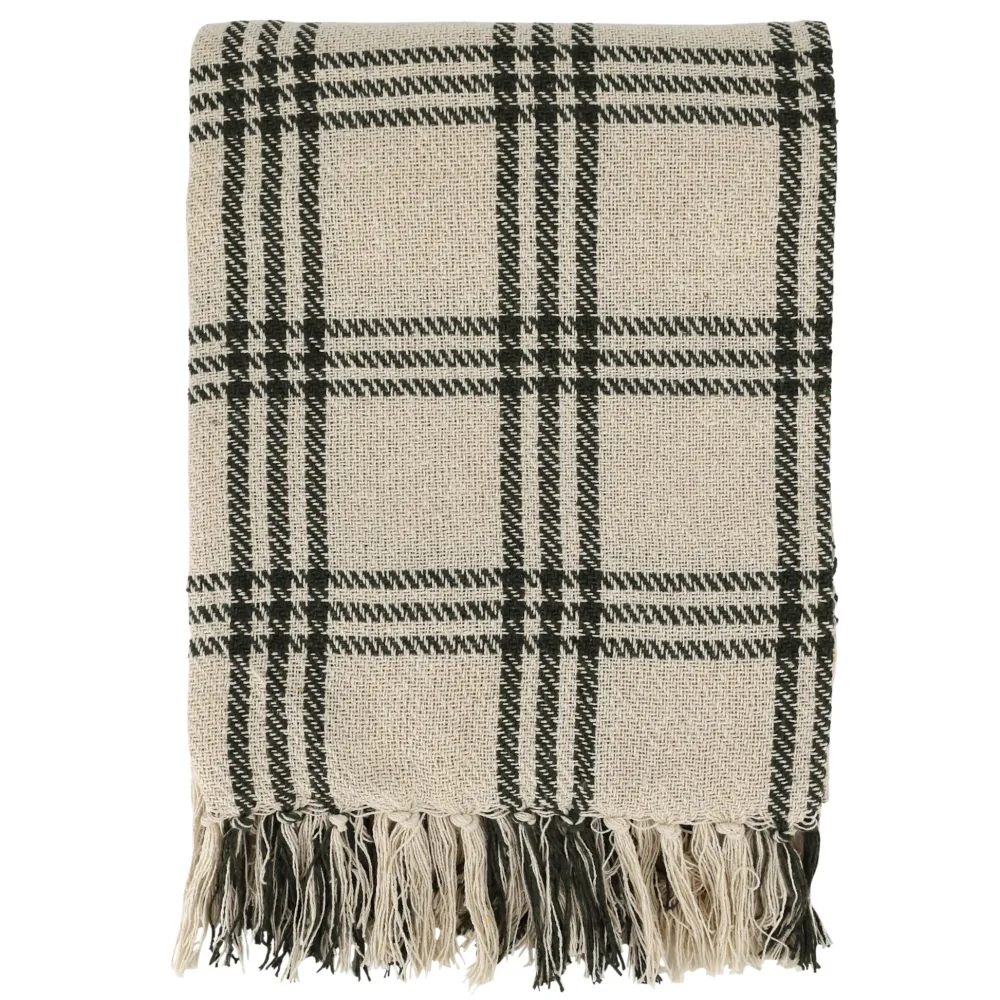 Chic Antique Decken & Plaids|Weihnachtsdeko-Aix Plaid, Decke aus recycelter Baumwolle