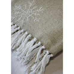 Chic Antique Decken & Plaids|Weihnachtsdeko-Aix Plaid Garnüberschuss mit Eiskristallen