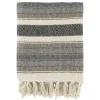 Chic Antique Decken & Plaids-Aix Plaid recycelte Baumwolle gestreift