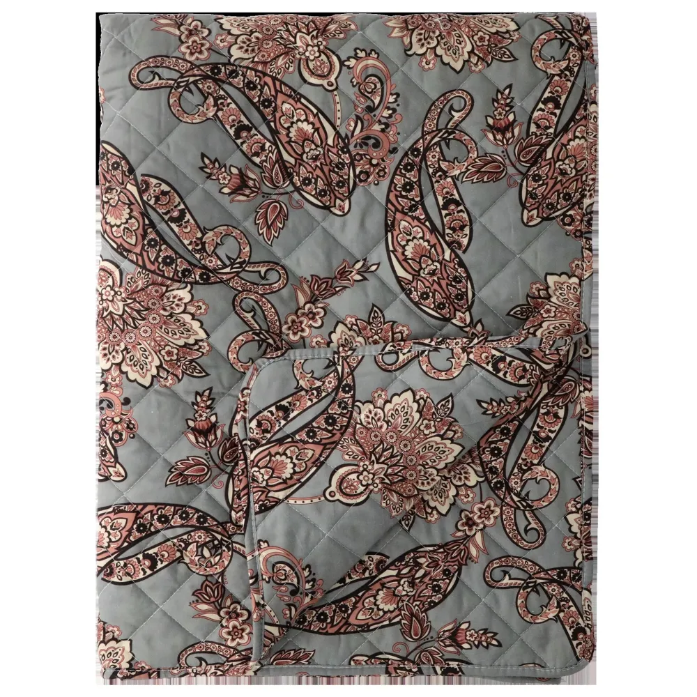 Chic Antique Quilts & Bettwäsche|Decken & Plaids-Aix Quilt mit Paisley Motiv 1