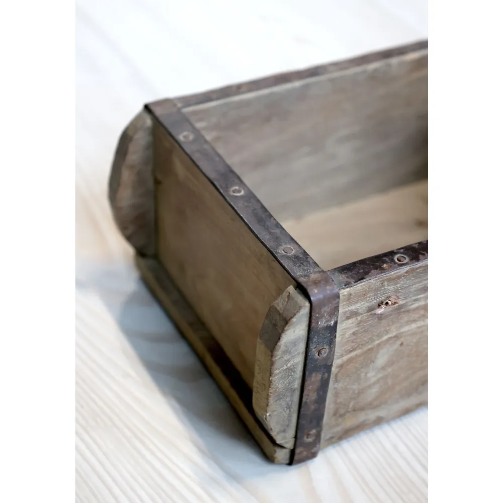 Chic Antique Kisten & Boxen|Ziegelformen & Holzboxen-Alte Backsteinform Ziegelform Unikat