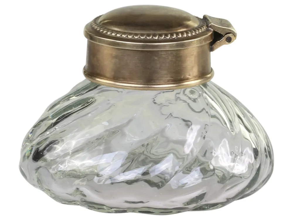Chic Antique Vasen-Alte französische Vase mit Deckel