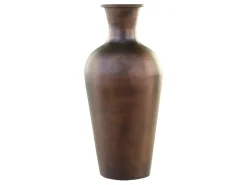 Chic Antique Vasen-Alte hohe Vase aus Aluminium