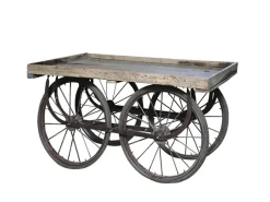 Chic Antique Konsolentische|Beistelltische & Couchtische-Alter Wagen Antik