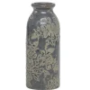 Chic Antique Gartendekoration|Vasen-Antibes Vase mit Blumenmuster