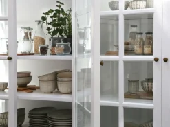 Chic Antique Schränke-antiker Vitrinenschrank Marseille 8 Türen