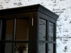 Chic Antique Schränke-antiker Vitrinenschrank Marseille 8 Türen