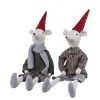 Chic Antique Weihnachtsdeko|Deko-Objekte & Figuren-Asger & Agnes Weihnachtsmäuse sitzend