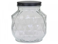 Chic Antique Vorratsgläser-Aufbewahrungsglas mit Diamantenschliff